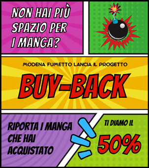 Modena Fumetto lancia il progetto buyback: riporta i manga che hai acquistato, ti diamo il 50%