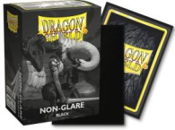 Accessori Cards - 100 card sleeves - buste protettive per cards: Matte black - non glare - formato usa 66 x 91