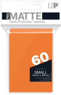 Accessori Cards - 60 card sleeves premium - buste protettive: Eclipse matte orange - formato jap 62 x 89