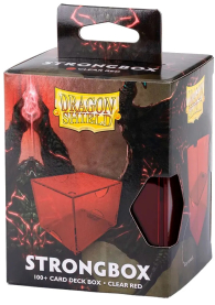 Accessori Cards - Porta mazzo: Deck-box - strong box - clear red