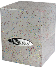 Accessori Cards - Porta mazzo: Satin cube 100+ glitter clear