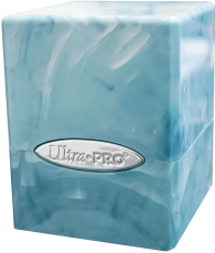 Accessori Cards - Porta mazzo: Satin cube 100+ light blue/white