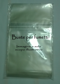 Accessori Fumetti - 100 buste senza adesivo per fumetti: Bonelli - 17 x 21,3cm