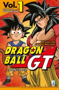 Fumetto - Dragon ball - gt - anime comics n.1: La saga dei draghi malvagi n.1