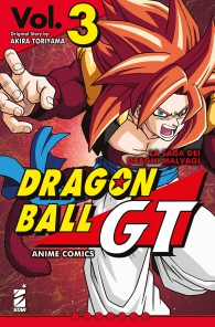 Fumetto - Dragon ball - gt - anime comics n.3: La saga dei draghi malvagi