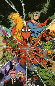 Fumetto - Spider-man/superman: Variant cover di sanford greene