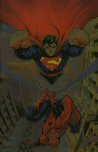 Fumetto - Spider-man/superman: Variant incentive foil ryan stegman