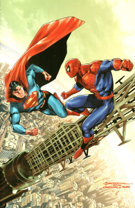 Fumetto - Superman/spider-man: Variant rafa sandoval