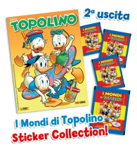 Fumetto - Topolino - sticker collection i mondi di topolino n.3682
