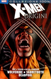 Fumetto - X men origini - 100% marvel n.3: Wolverine - sabretooth - deadpool