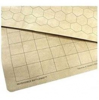 Gioco di ruolo - Battlemat - reversible: 122cm x 88cm - squares e hexes 3,8cm