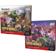 Box marvel super heroes: Scene box display - bundle (4)