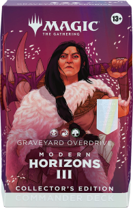 Mazzo commander collector - orizzonti di modern iii: Graveyard overdrive - nero/rosso/verde