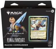 Mazzo commander - final fantasy: Blitz di segnalini - verde/bianco/blu
