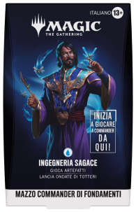 Mazzo commander - fondamenti: Ingegneria sagace - blu