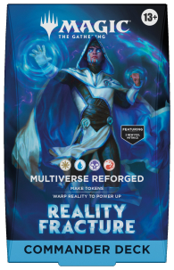 Mazzo commander - frattura della realtà: Multiverso riforgiato - bianco/blu/nero/rosso - english