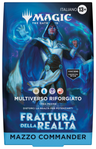 Mazzo commander - frattura della realtà: Multiverso riforgiato - bianco/blu/nero/rosso