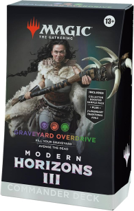 Mazzo commander - orizzonti di modern iii: Graveyard overdrive - nero/rosso/verde