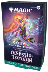 Mazzo commander - l'eclissi di lorwyn: Danza degli elementi - bianco/blu/nero/rosso/verde