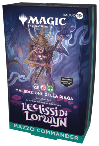 Mazzo commander - l'eclissi di lorwyn: Maledizione della piaga - nero/rosso/verde
