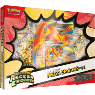 Box pokemon - megaevoluzione - ascesa eroica: Collezione - mega emboar-ex