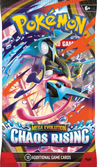 Busta pokemon - megaevoluzione - caos nascente - english