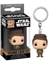 Portachiavi - Funko pocket pop - star wars: Young leila with lola