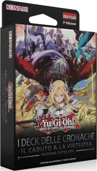 Mazzo i deck delle cronache - il caduto & la virtuosa: Structure deck - edizione tutta foil